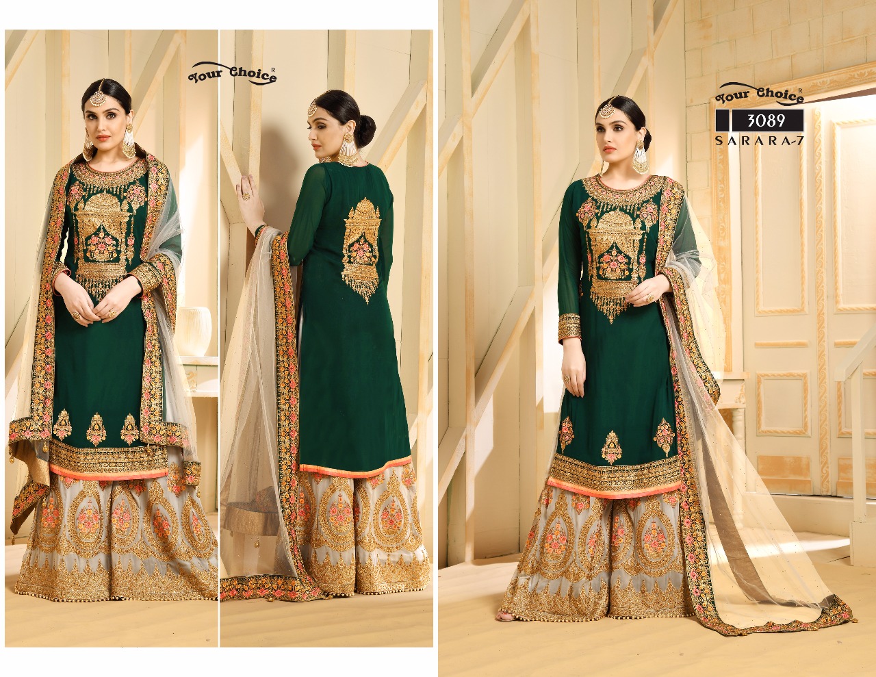 Sarara Vol-7 Your Choice Heavy Embroidery Salwar Kameez Sarara Vol-7 Your Choice Heavy Embroidery Salwar Kameez